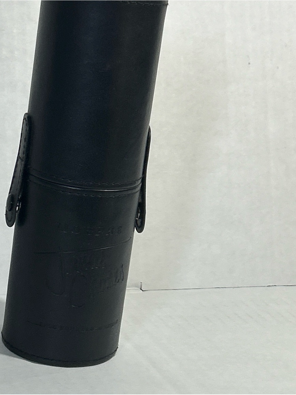James Charles Makeup Case- Black Tube With Snaps- Case Only , No Brushes.